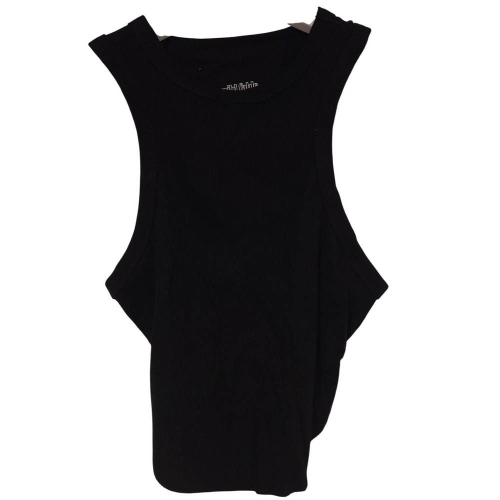 Wild‎ Fable Tank Top Womens XS Black NWT Ribbed Racerback Crew Neck 6 Pack
